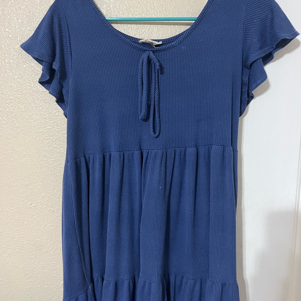 blue dress woman’s large